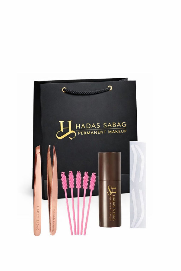 מארז חותמת פודרה מקצועית לגבות